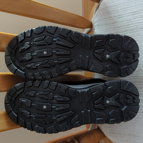 Fashion Sport Warm Plush Slip On Booties US Size 8 Black 39 - Picture 16 of 16